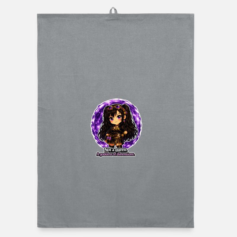 Déesse des Dimensions Lune – Steampunk Chibi - Torchon bio - bruyère