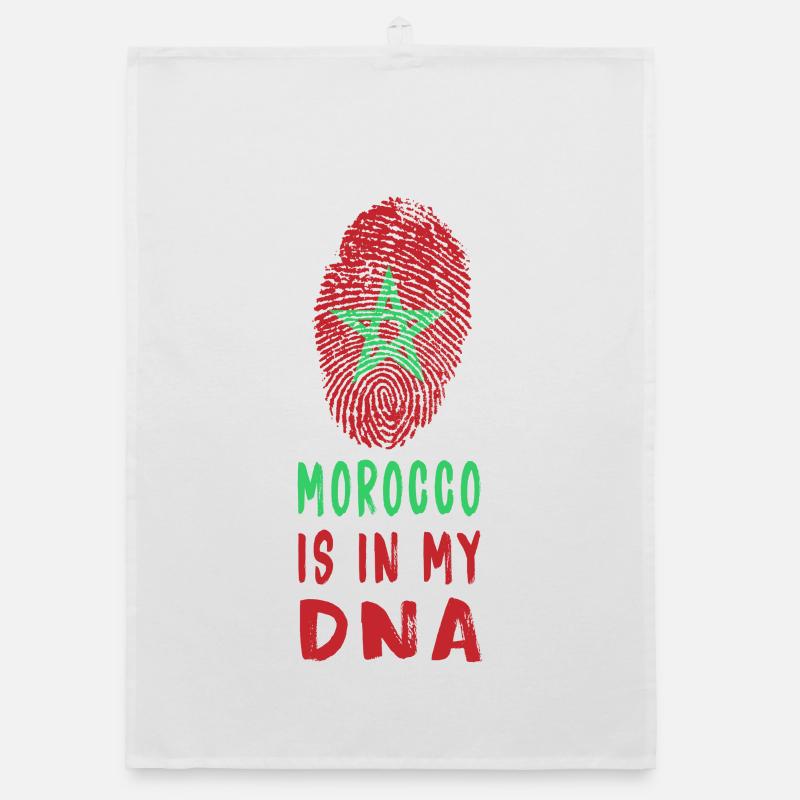Morocco is in my DNA / gift idea Organic dish towel