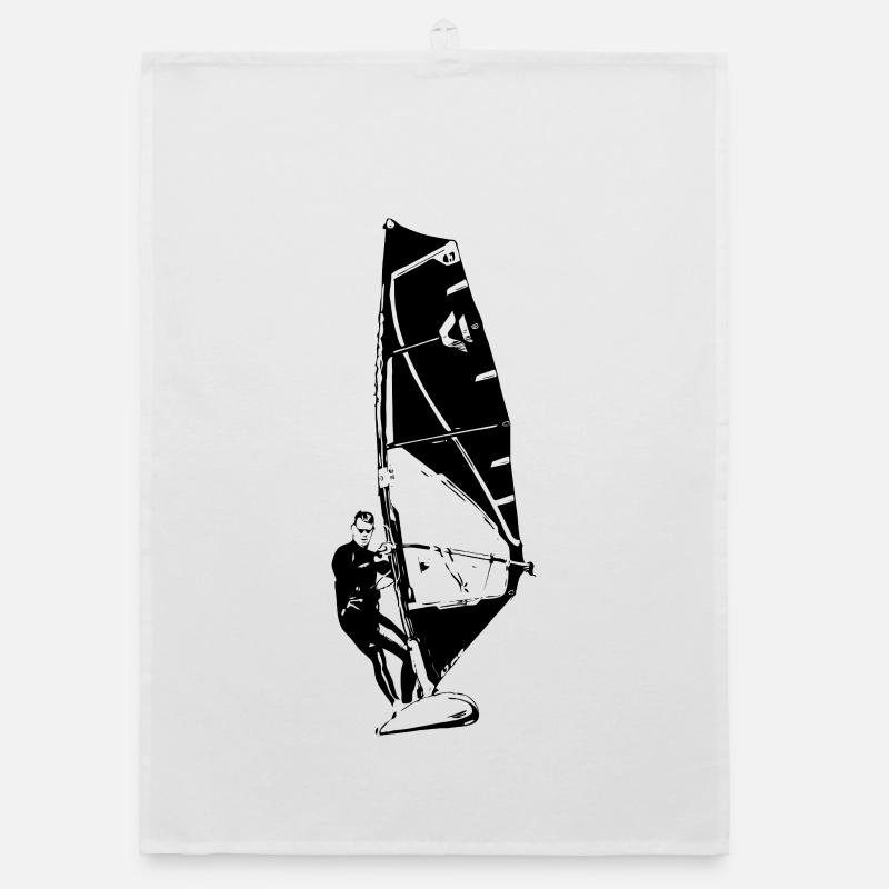 Windsurfing Organic dish towel
