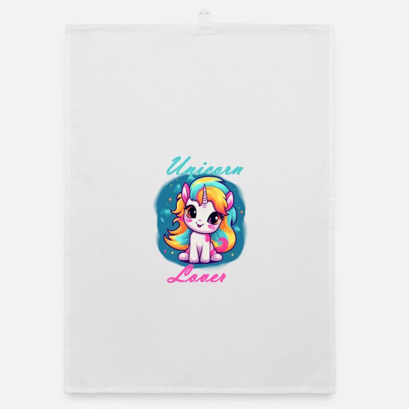 Unicorn Lover Organic dish towel