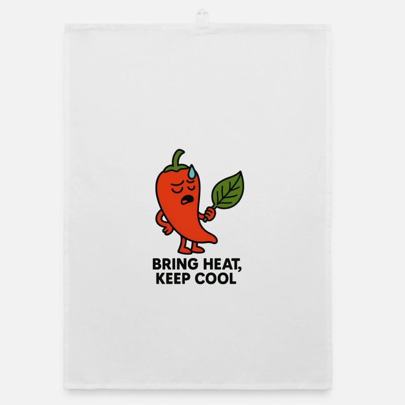 Bring Heat, Keep Cool Organic dish towel