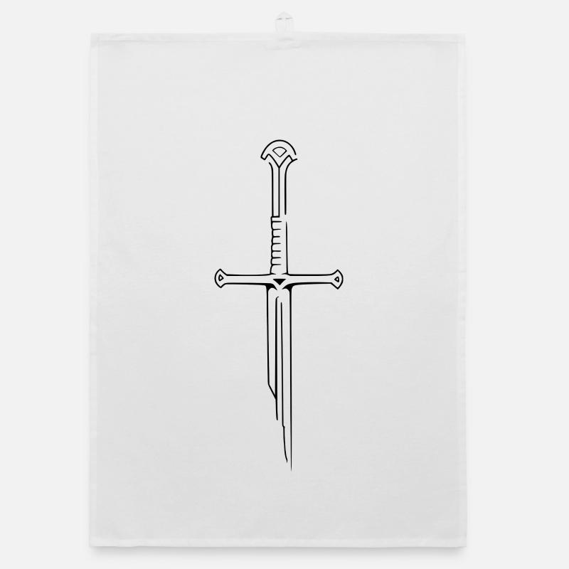 sword Organic dish towel