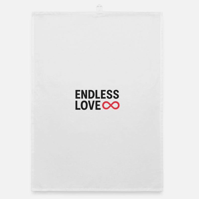 Endless Love Infinity Design Organic dish towel
