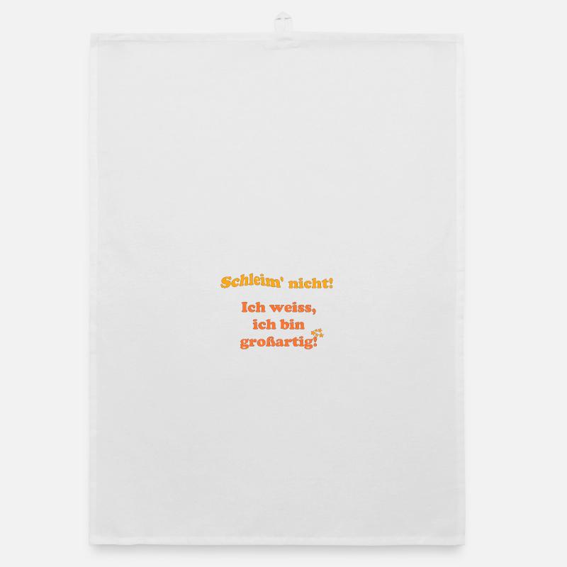 Slime not, I know I'm great Organic dish towel