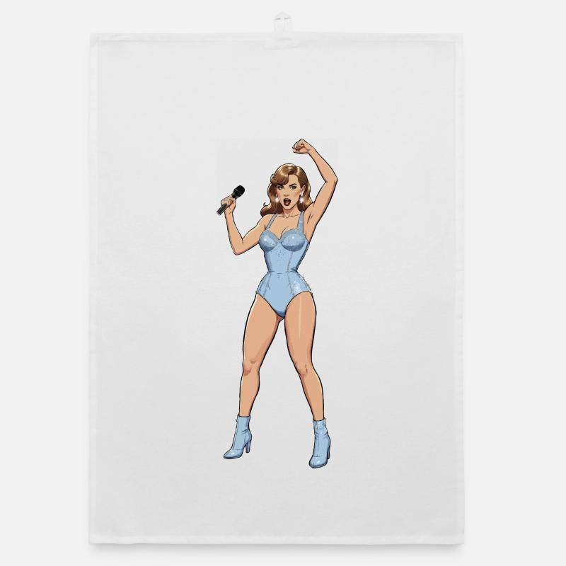 Sänger-Tänzer Organic Geschirrtuch