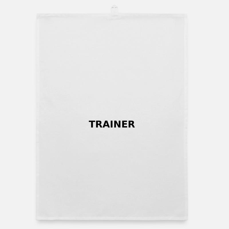Trainer comme lettrage Torchon bio