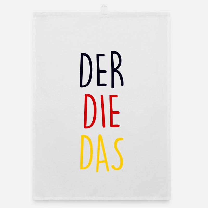 German language Organic dish towel