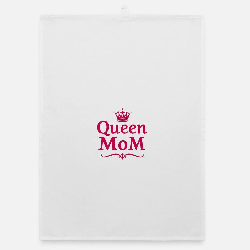 Queen Mom – Stylisches Muttertags Design Organic Geschirrtuch