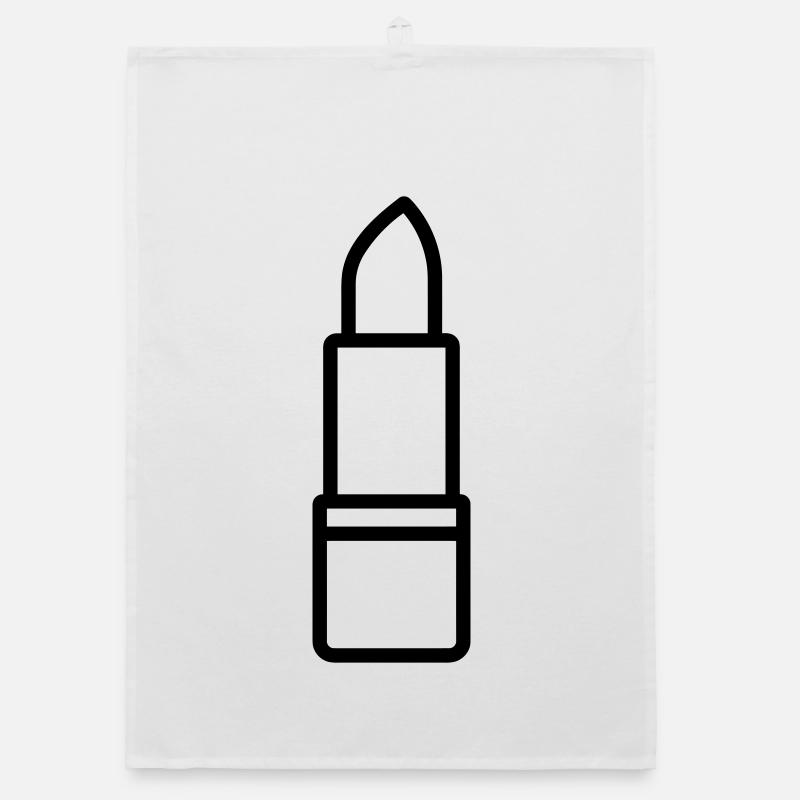 lipstick Organic dish towel