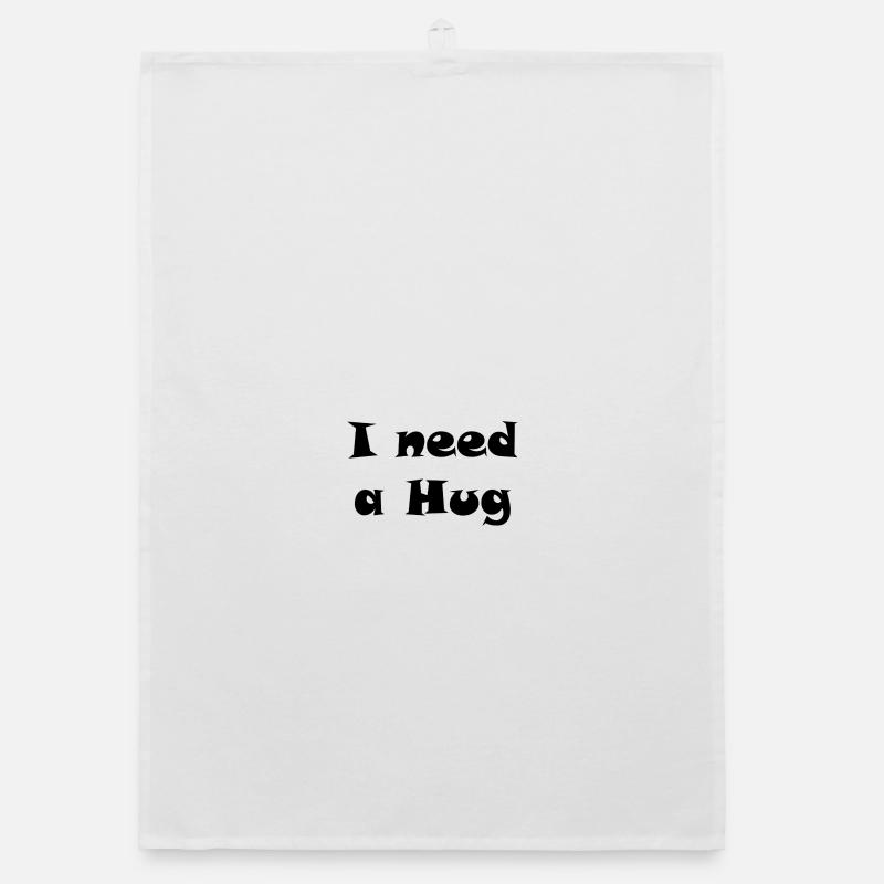 Need a hug Organic dish towel