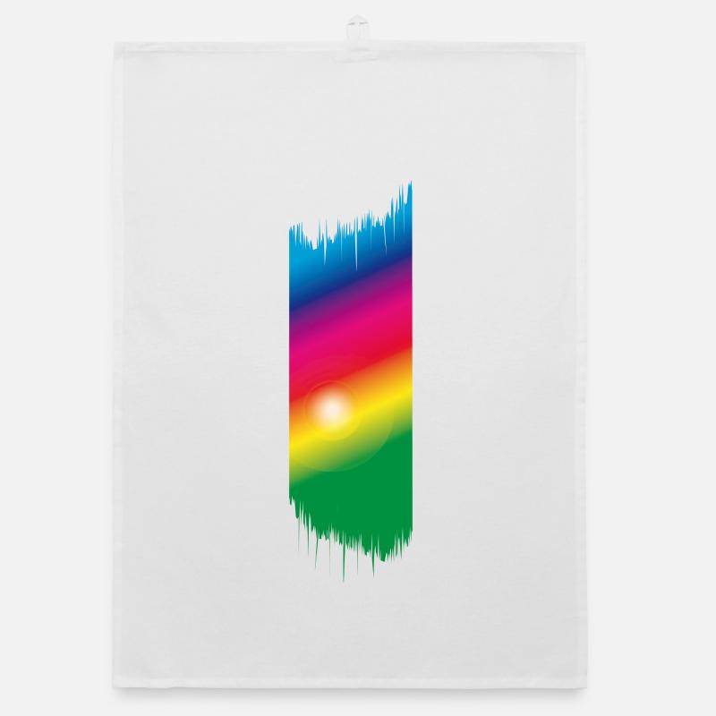 Farbspektrum - Rainbow Organic Geschirrtuch
