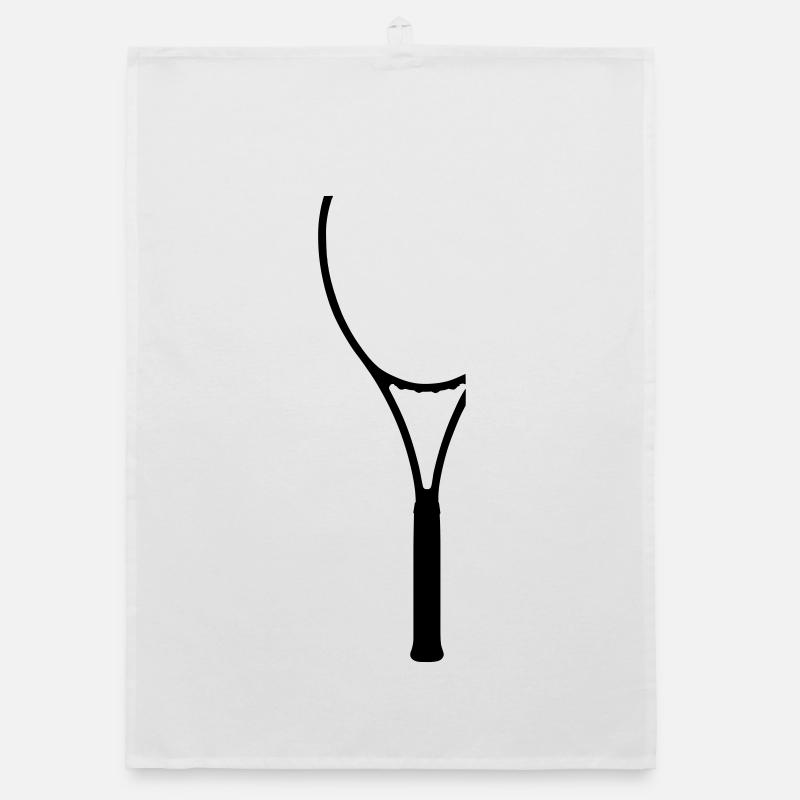 tennis racket Organic dish towel