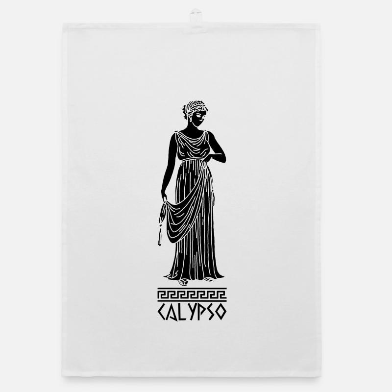Calypso (schwarz) Organic Geschirrtuch