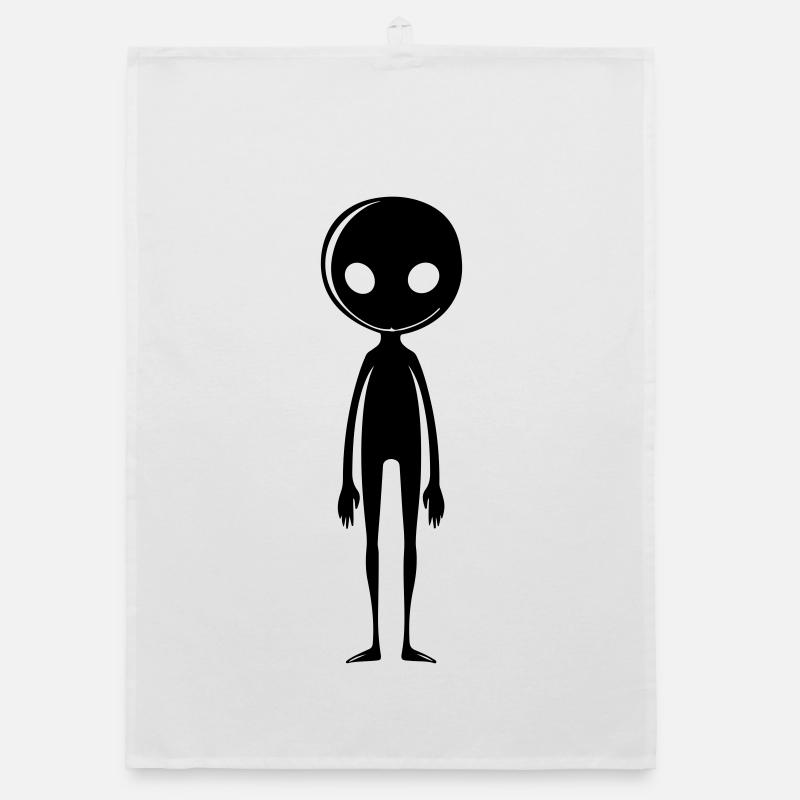 Alien Außerirdischer Torchon bio