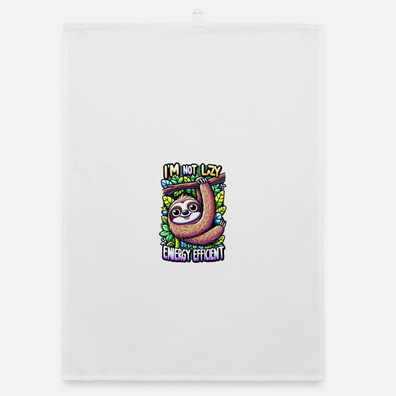 Sloth (Flash) Organic dish towel