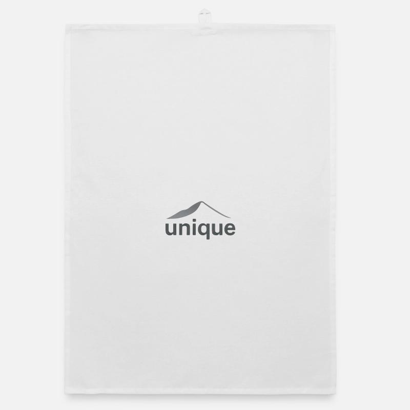 "Einzigartiges Bergdesign" Organic Geschirrtuch