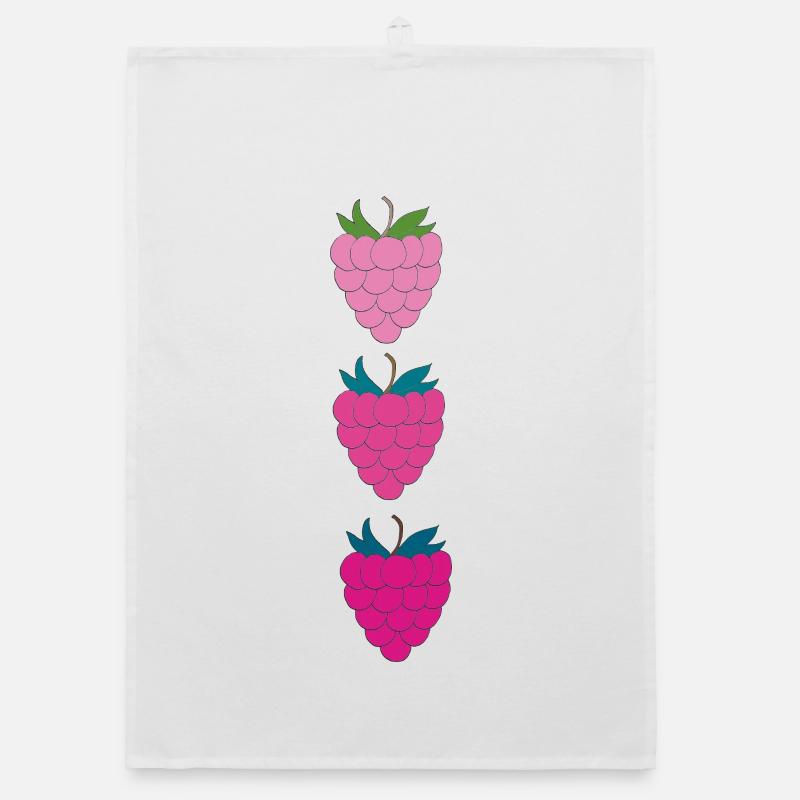 himbeeren Organic Geschirrtuch