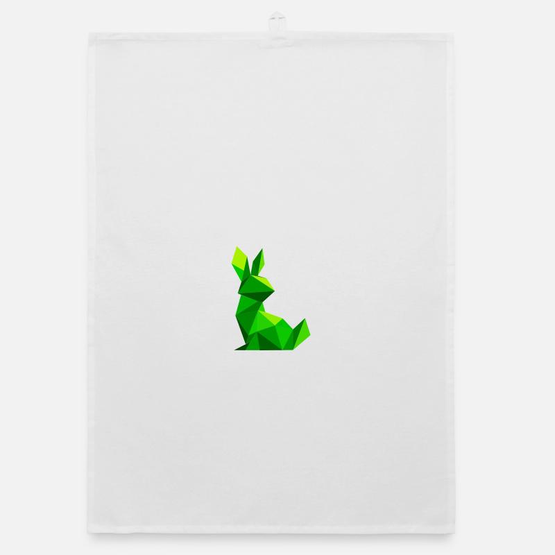Lapin lowpoly  Torchon bio