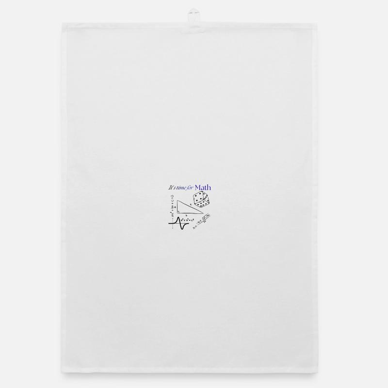 Its time for math Organic Geschirrtuch