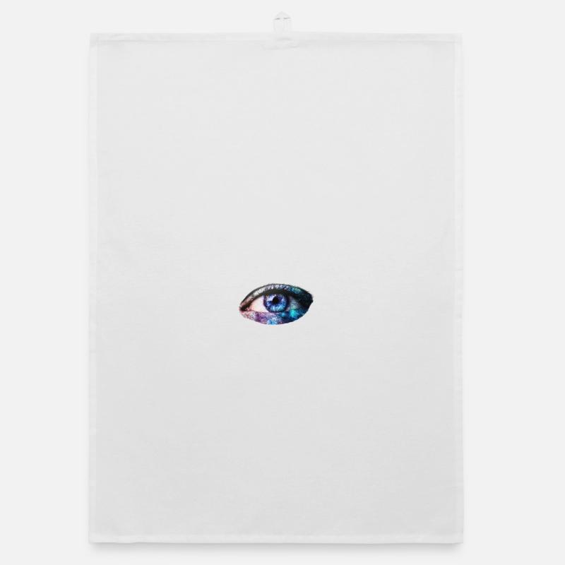 Eye Galaxy A.I. Art Gift Idea Space Torchon bio