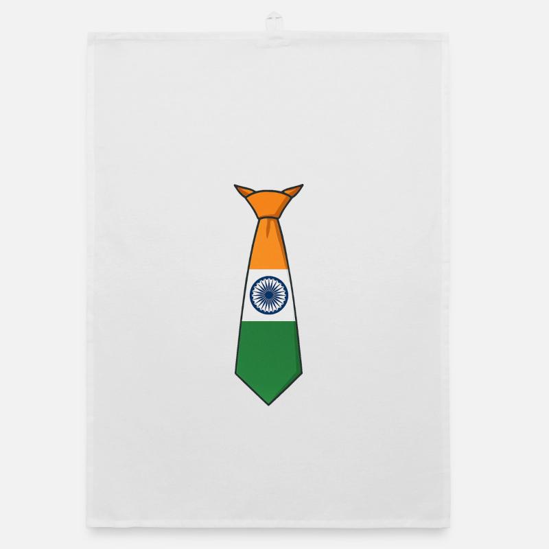 India Tie – Flaggendesign Organic Geschirrtuch