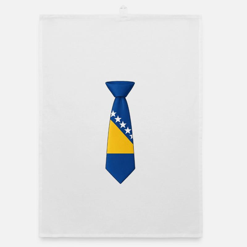Cravate Bosnie – Conception du drapeau Torchon bio