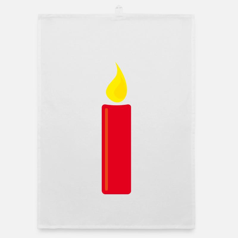 Candle | 1st Advent Organic dish towel