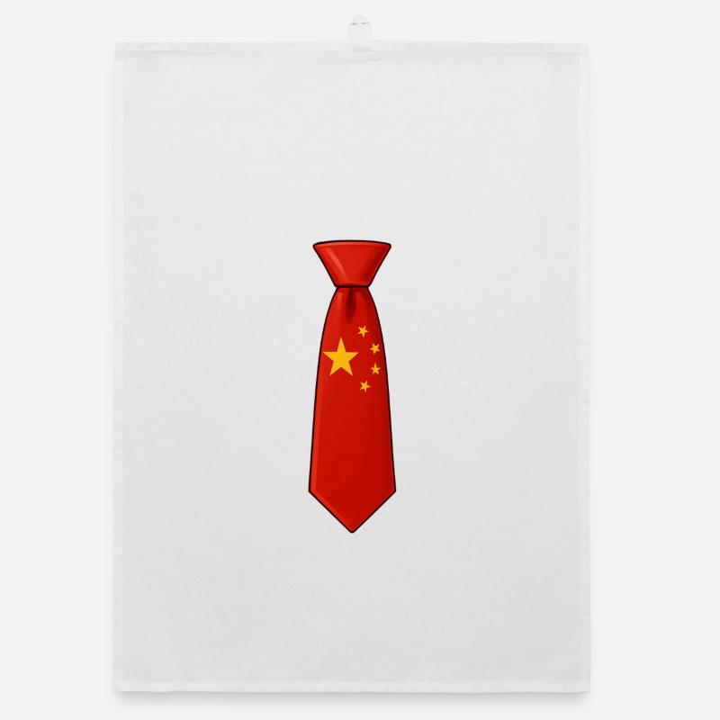 China-Krawatte – Flaggendesign Organic Geschirrtuch