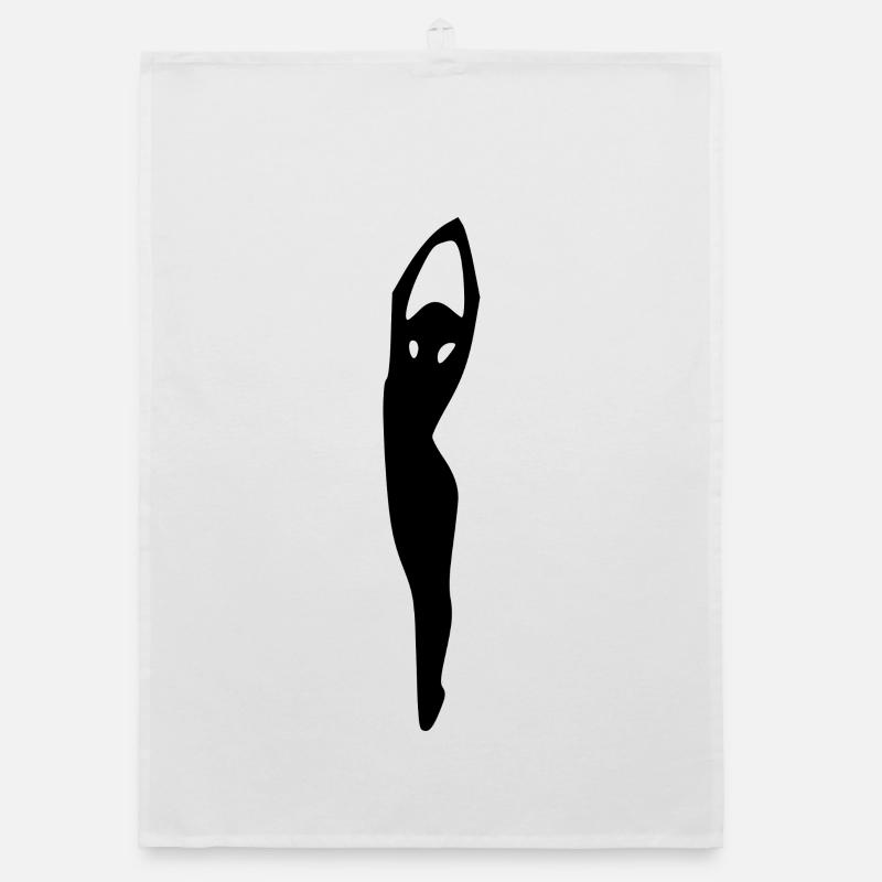 Dancing Dance Organic dish towel