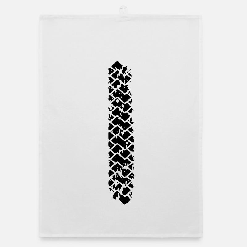 Burn to be wild 2 - Organic dish towel - white
