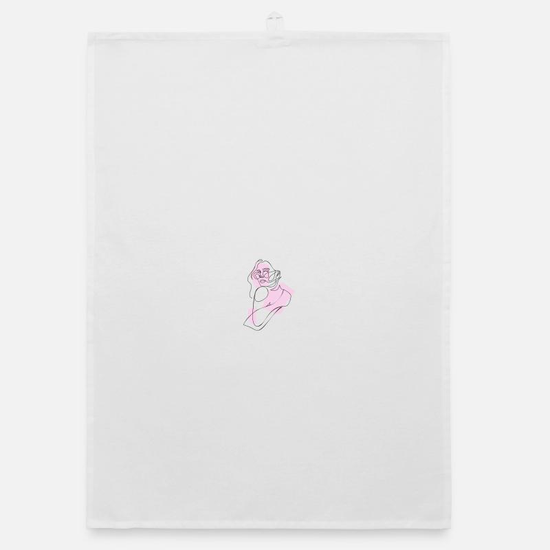 Femme en rose Torchon bio