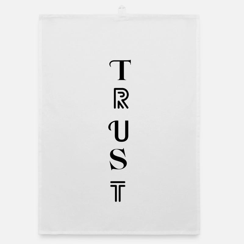 TRUST – Vertraue deinem Weg Organic Geschirrtuch