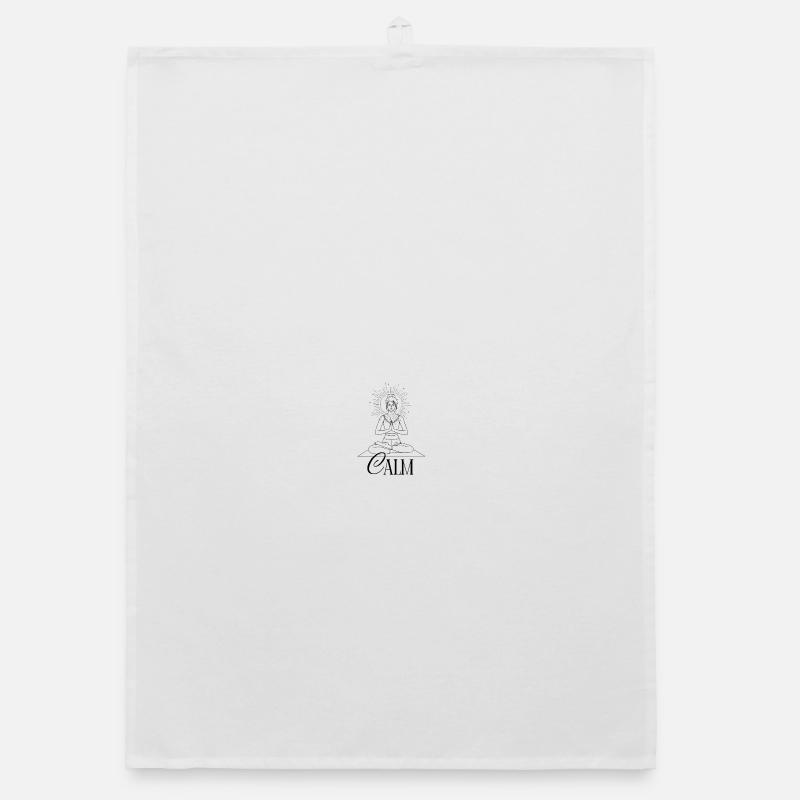 La force est dans le calme Torchon bio