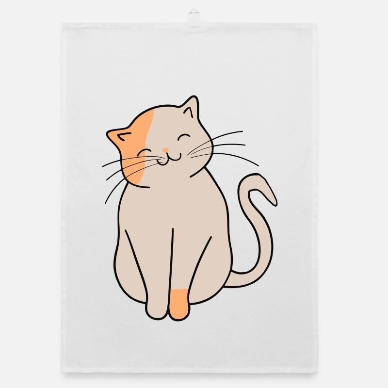 Katze Organic Geschirrtuch