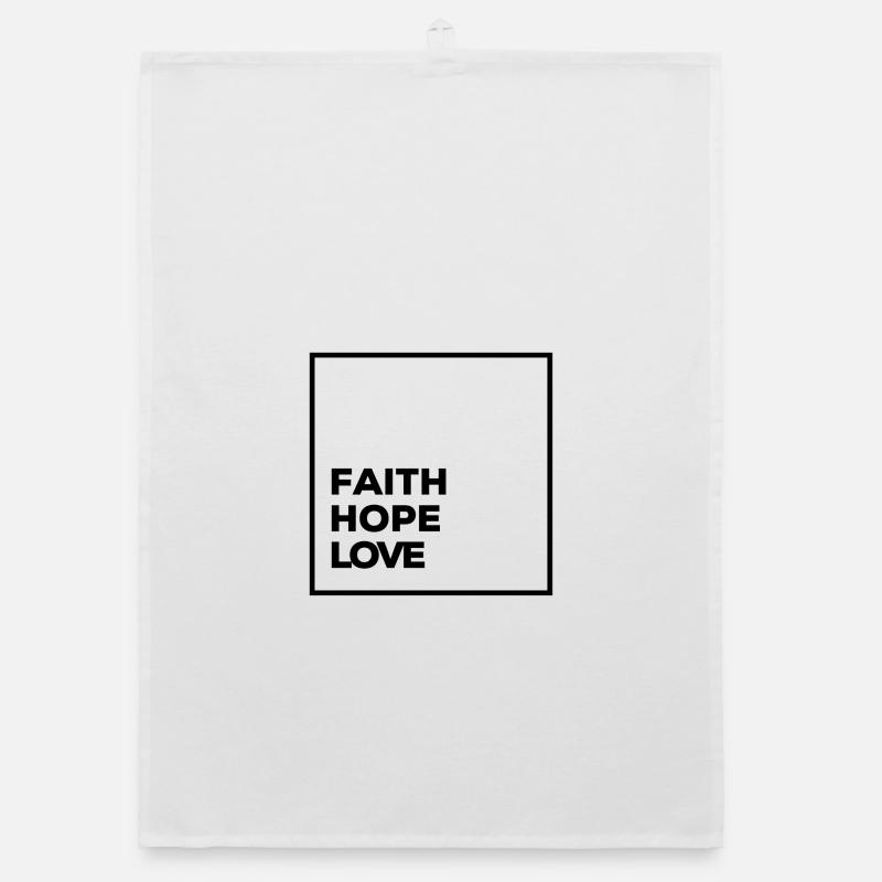 foi espérance amour Torchon bio