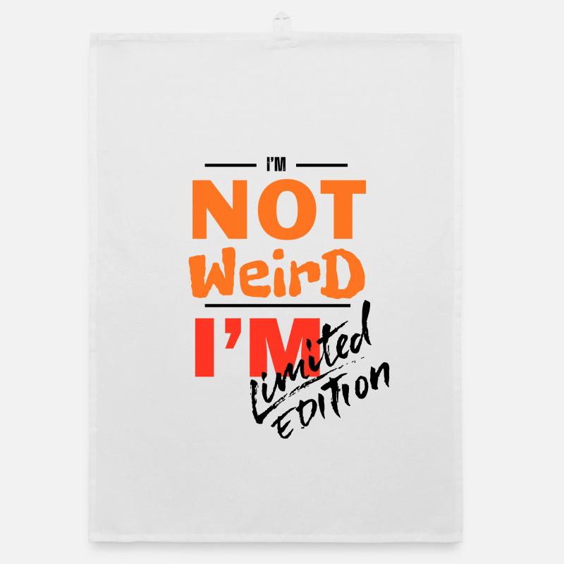 Not Weird, I'm Bold Gradient Organic dish towel