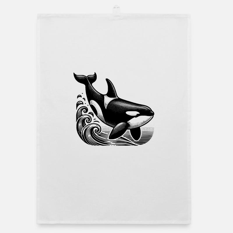 Mighty Orca Organic dish towel