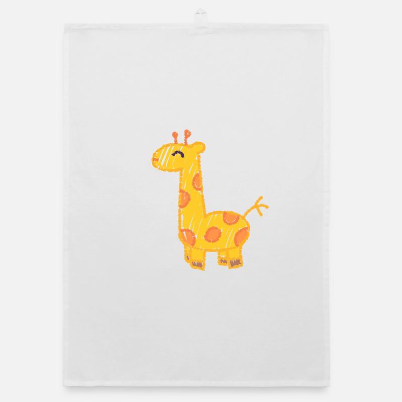 Die Elegante Giraffe Organic Geschirrtuch