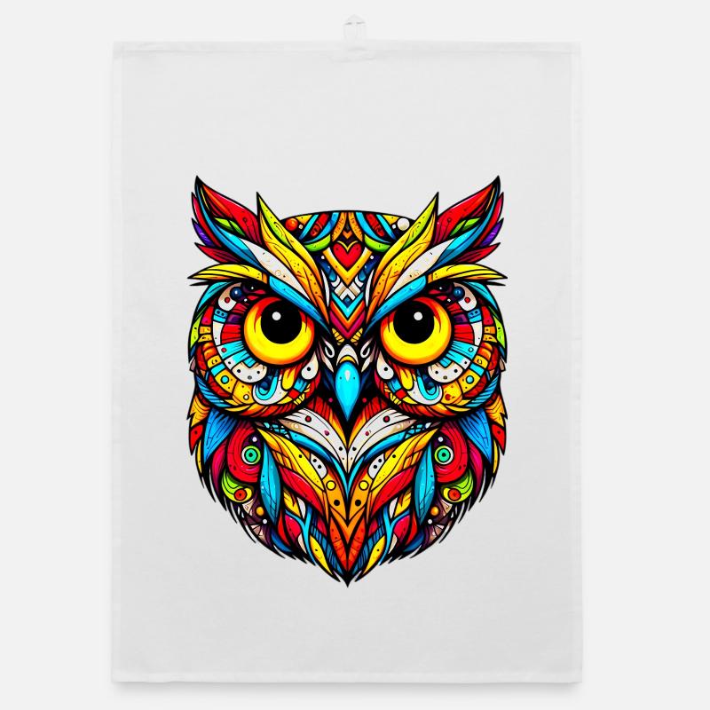 Owl Organic dish towel