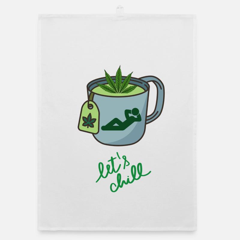 CannabisTee Design Torchon bio