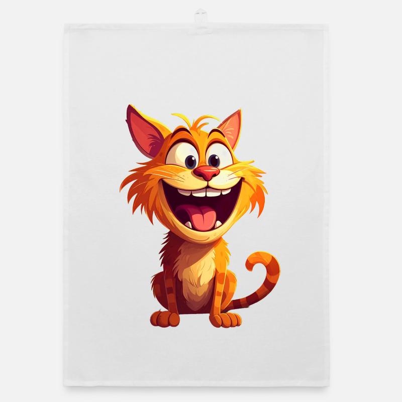 Cat Lover Organic dish towel