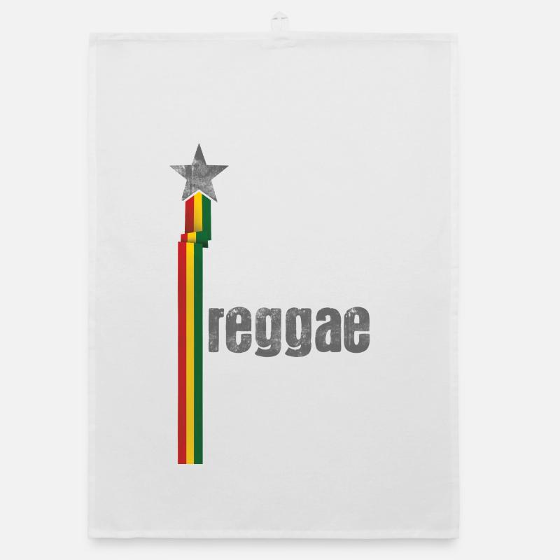 Conception de logo Reggae Star Rasta Torchon bio