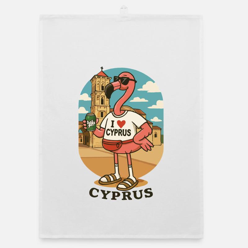 Flamant rose de Chypre Torchon bio