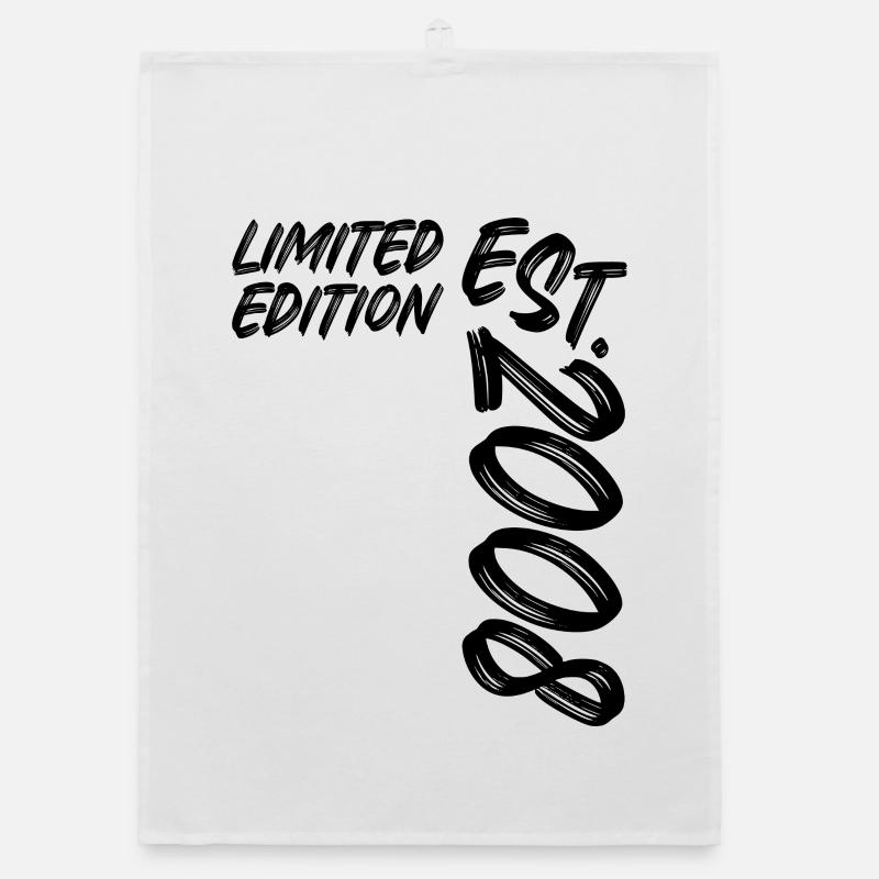 Limited Edition Est. 2008 - Organic Geschirrtuch - Weiß