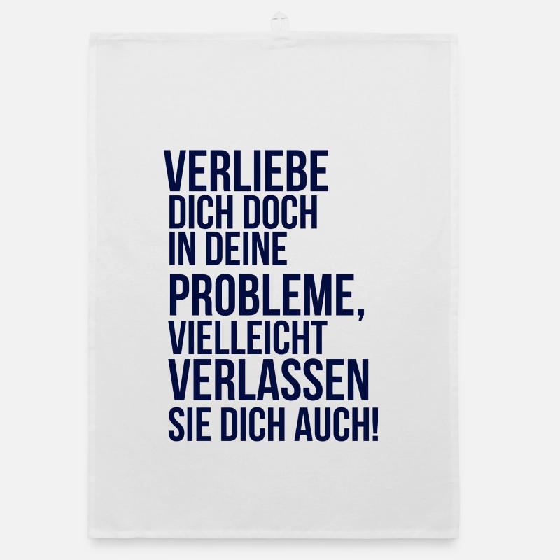  about going wild - verliebe dich in deine Problem Organic Geschirrtuch