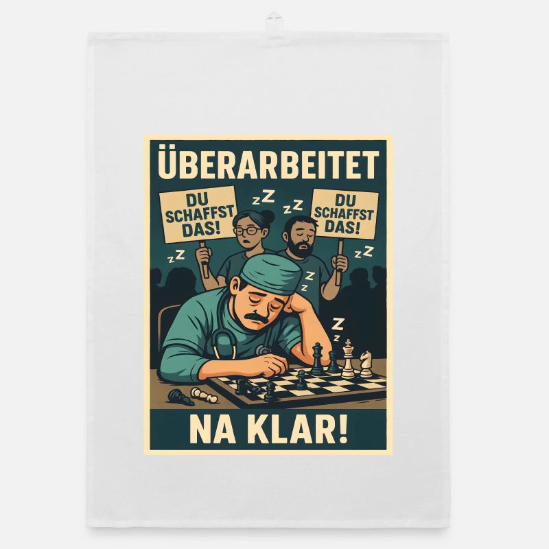 Überarbeitet und müde – Du schaffst das Organic Geschirrtuch