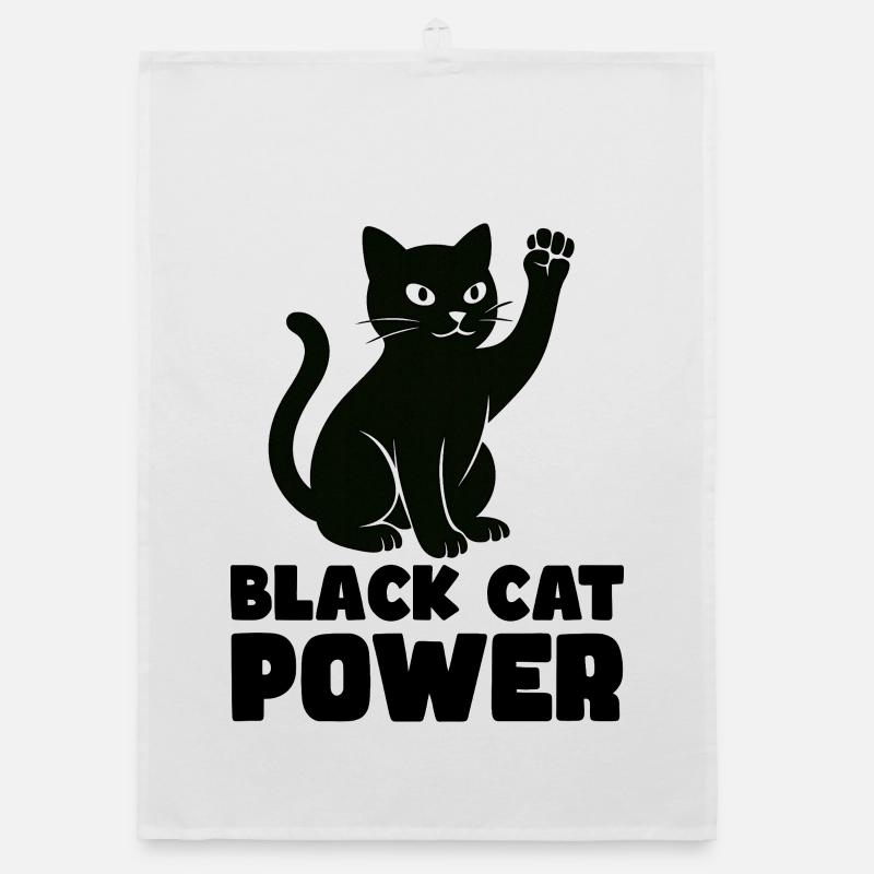 Cat Power Organic dish towel