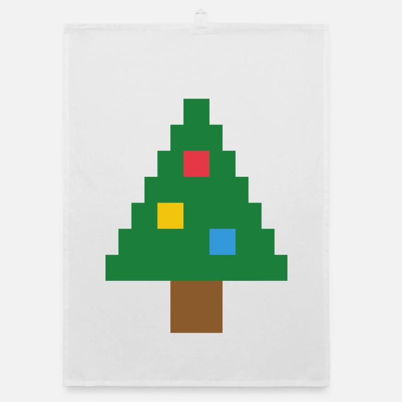 Pixel Fir – Look pull de Noël moche Torchon bio