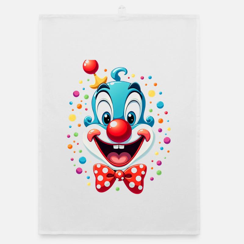 Carnival Clown Costume Carnival Carnival Organic dish towel