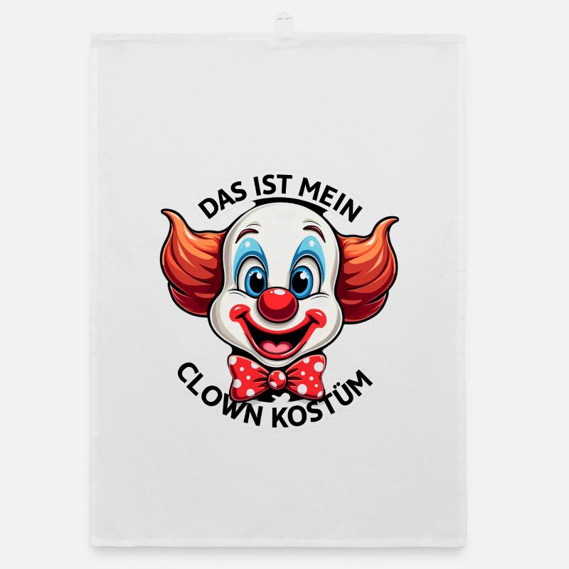 Carnival Clown Costume Carnival Carnival Organic dish towel